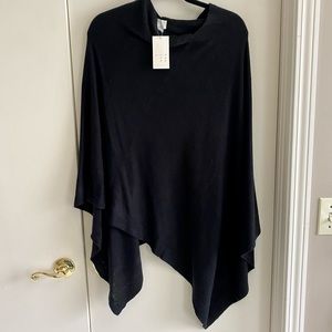 A New Day (Target) Sweater Poncho One Size Black NWT